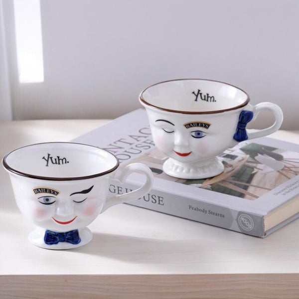 Unique Human Face Ceramic Mug