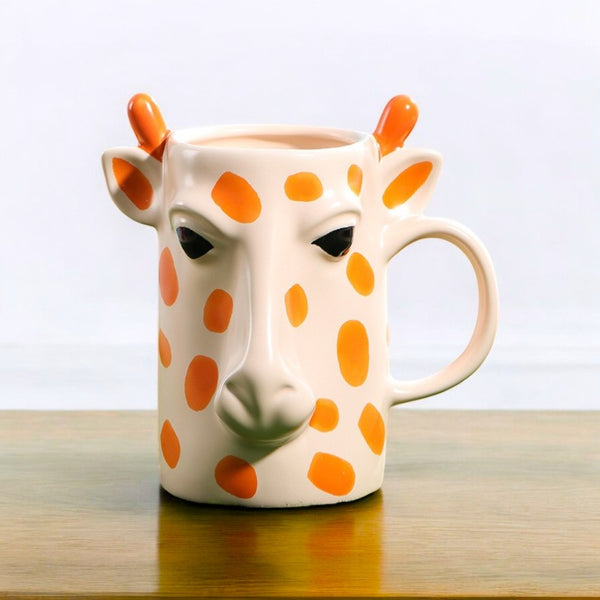 Creative 3D Giraffe Ceramic Mug