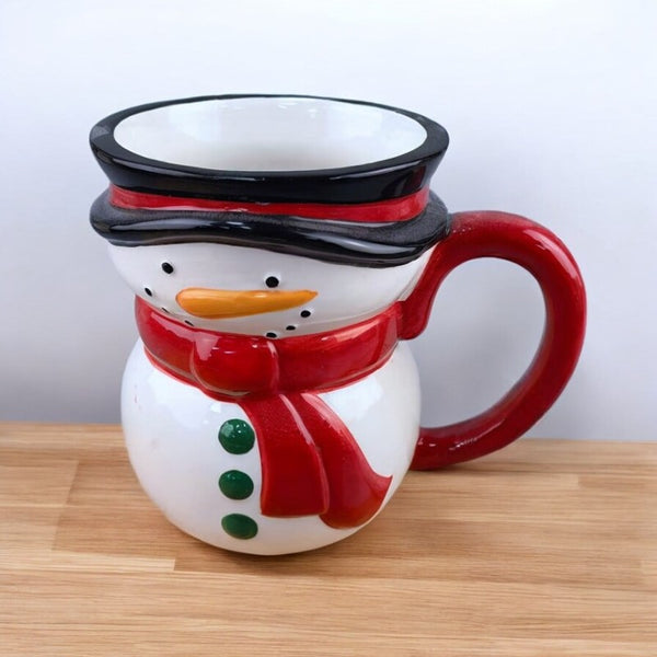 Charming Snowman Ceramic Mug