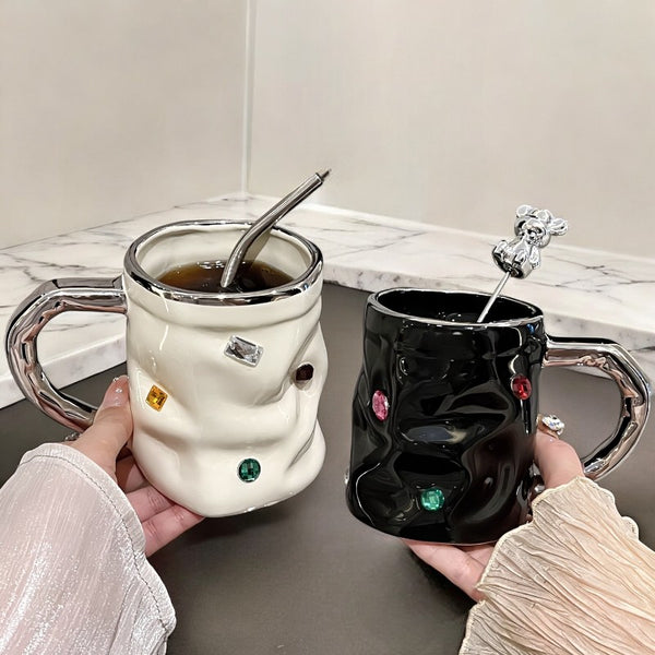 Creative Ceramic Couple Coffee Mugs